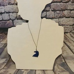 Lapis Lazuli Eagle Pendant necklace-Genuine Lapis Lazuli necklace-Unisex pendant